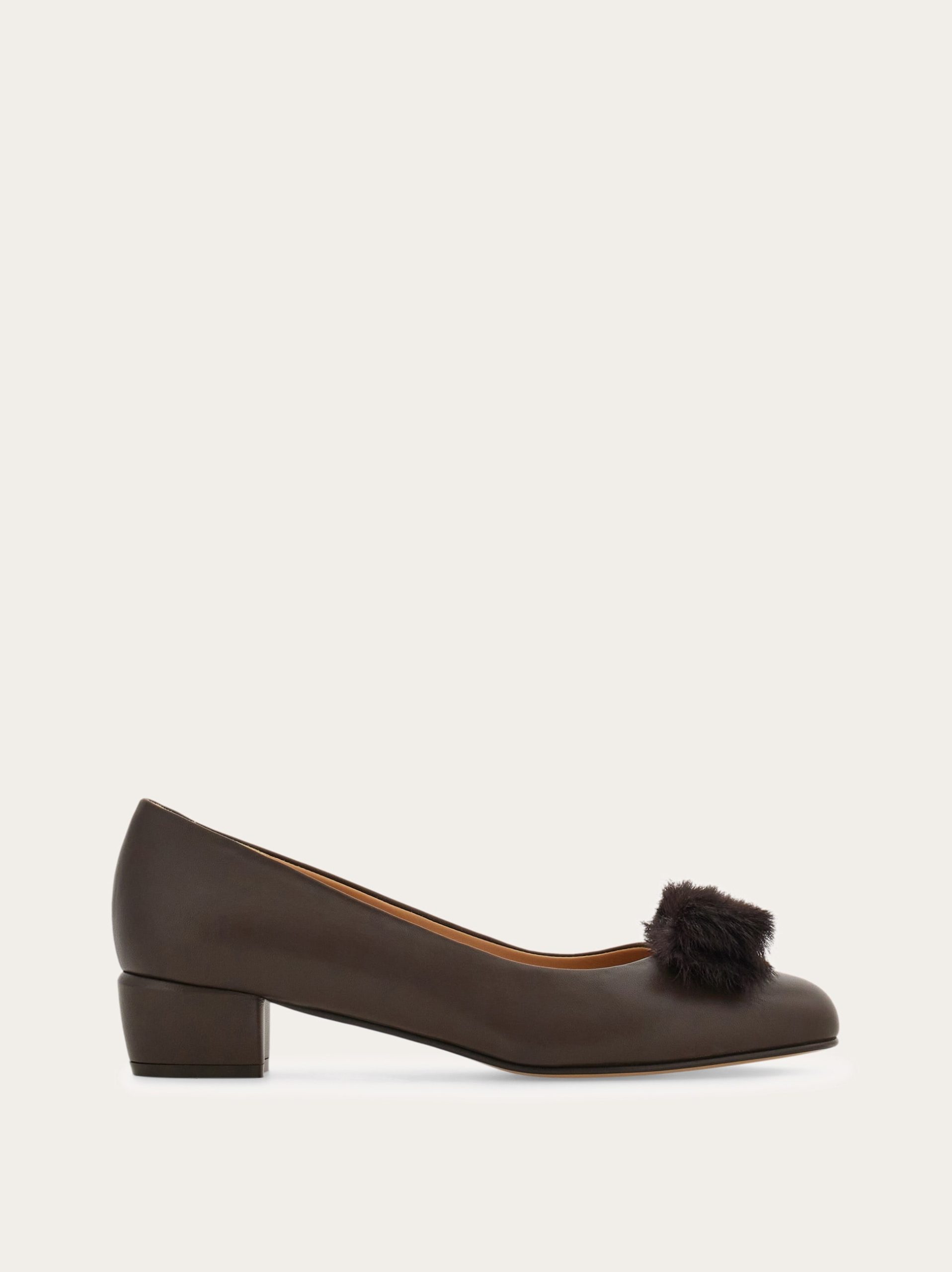 Ferragamo Vara block heel pump - Image 1